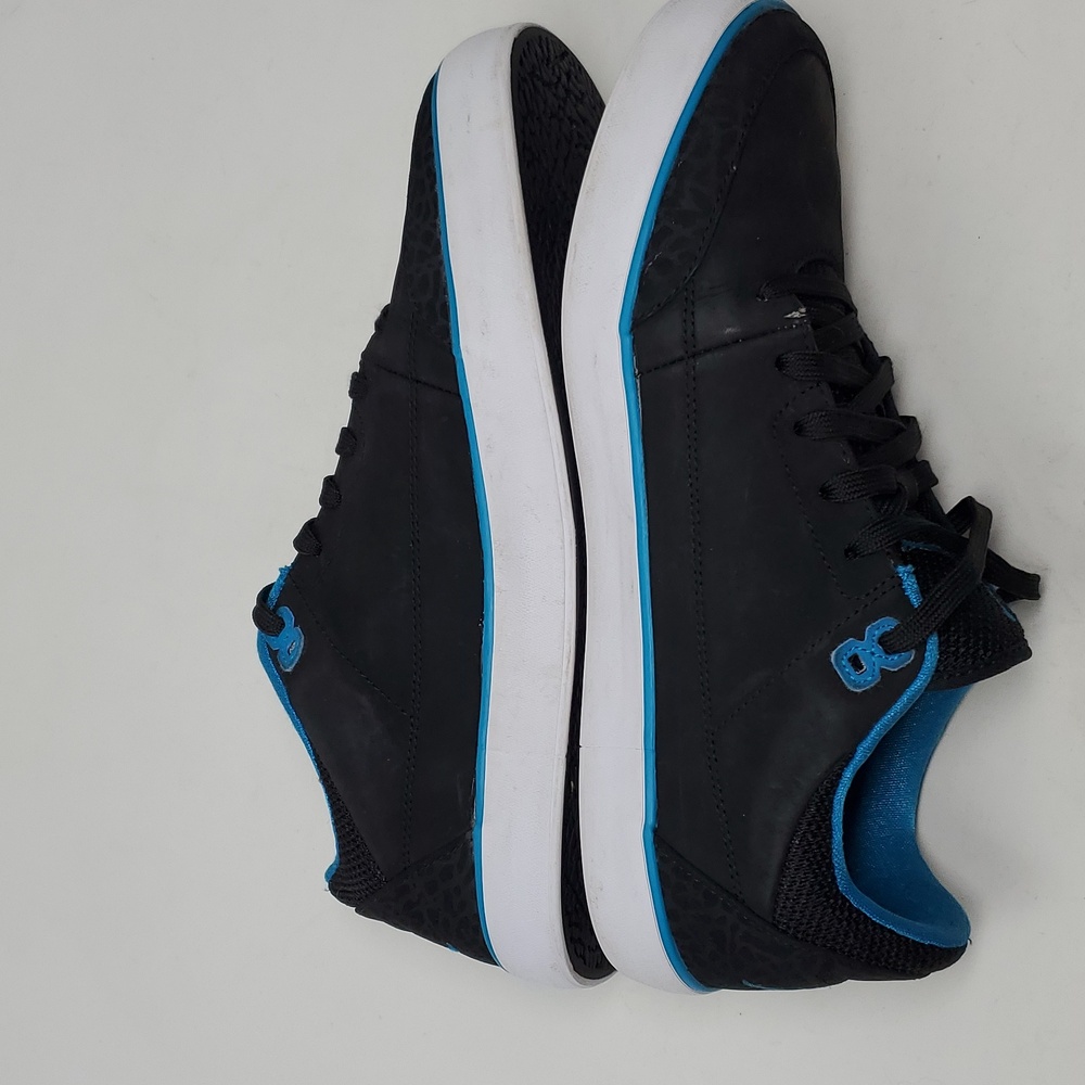 Jordan Men's Size 8 Black and Blue Court Sneakers - Picture 6 of 7